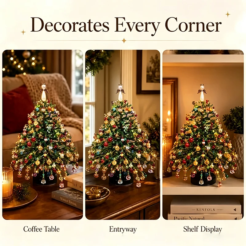 DIY Beaded Christmas Tree Ornament Craft Kit