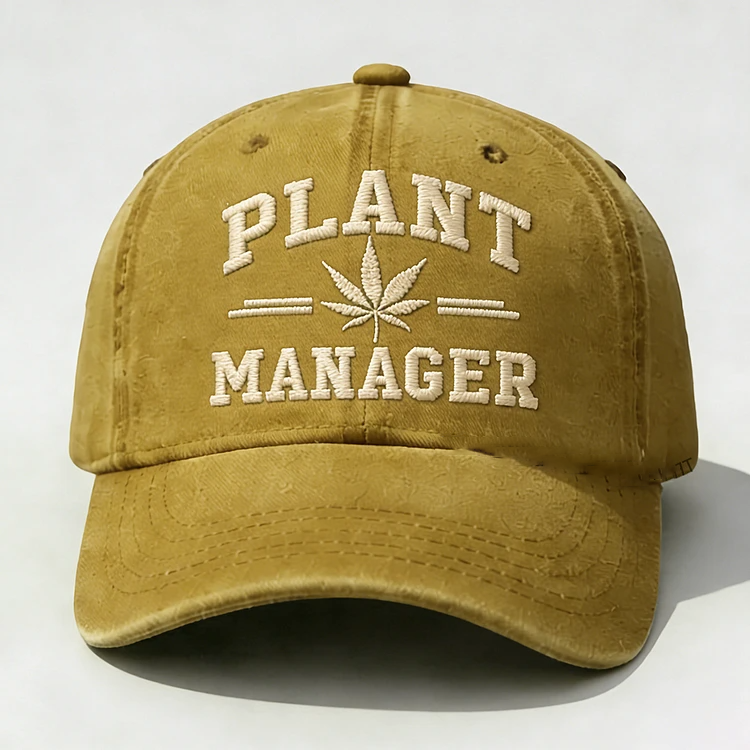 Plant Manager Embroidery Cap