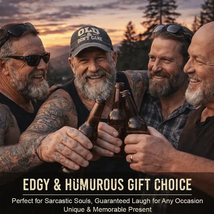 Old & Don't Care Embroidery Cap