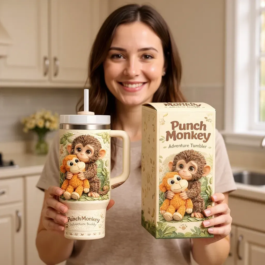 Punch Monkey Adventure Tumbler