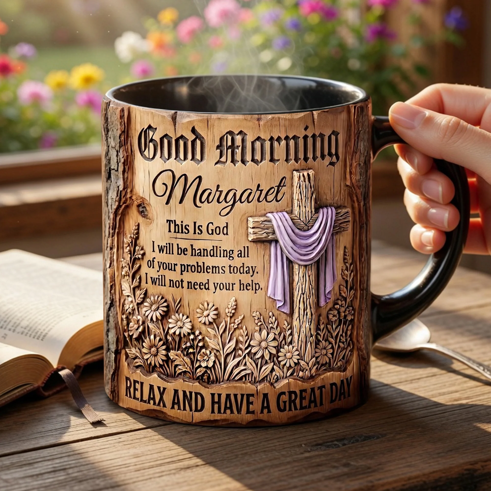 God Morning Religious Coffee Mug - Personalized Gifts For Christian Coffee Mug