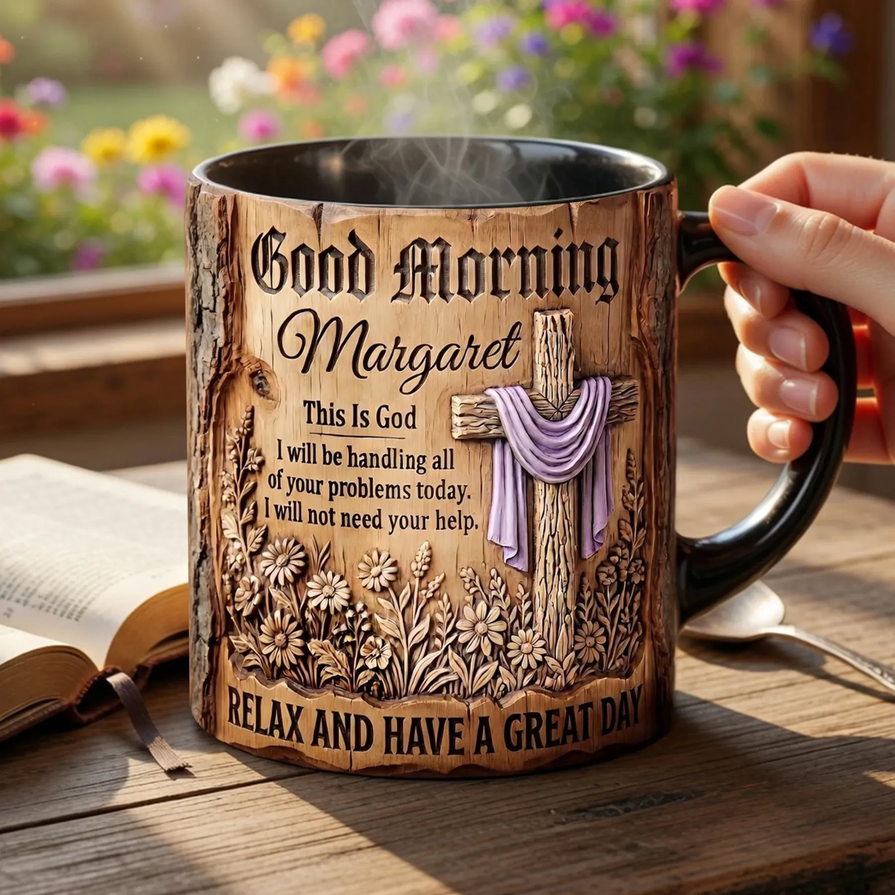 God Morning Religious Coffee Mug - Personalized Gifts For Christian Coffee Mug