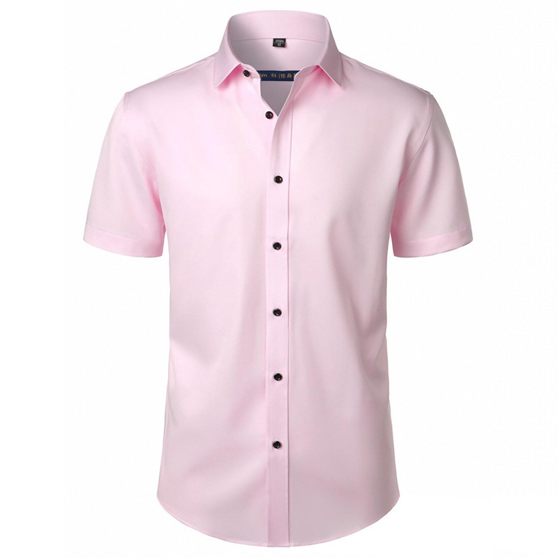 🔥Summer hot sale 49% OFF👔🔥 2-Pack Men’s Stretch Short Sleeve Dress Shirts