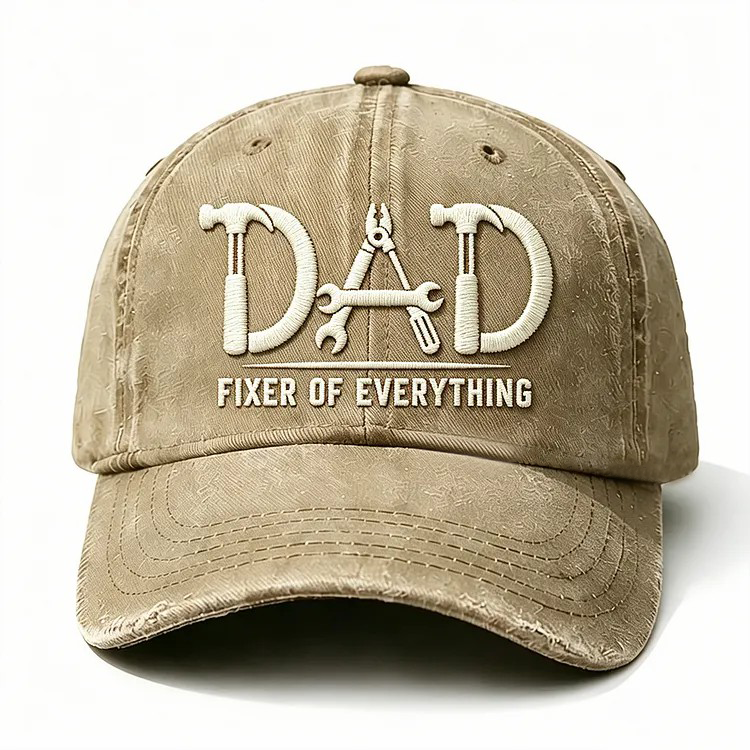 Dad Fixer Of Everything Embroidery Cap