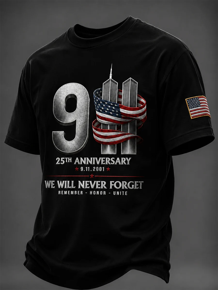 Men's America Printed T-shirt