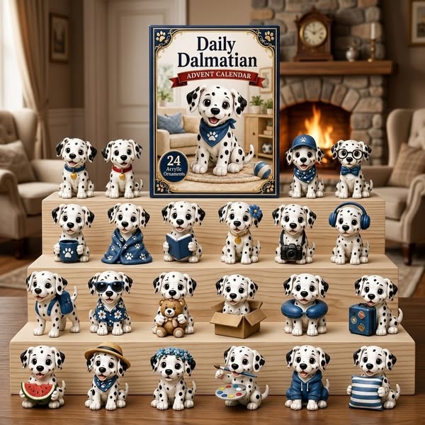 Daily Dalmatian Advent Calendar 2026 - 24-Day Festive Countdown