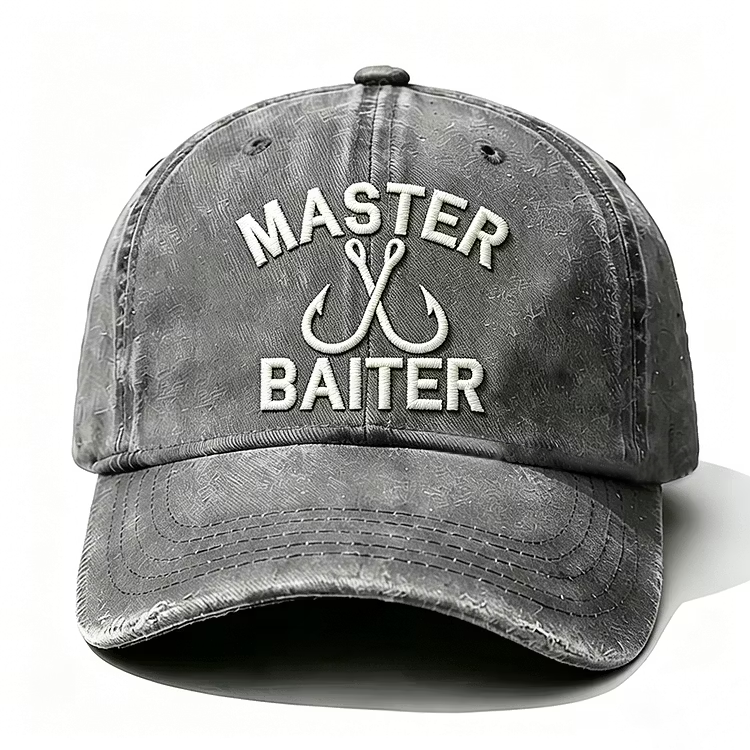 Master Baiter Embroidery Cap