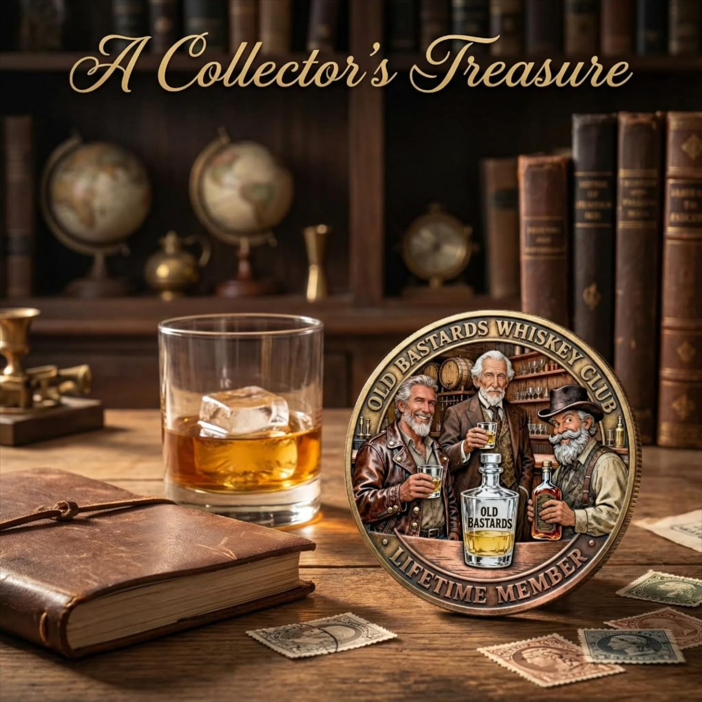 🥃 Old Bastards – Whiskey Club Commemorative Coin