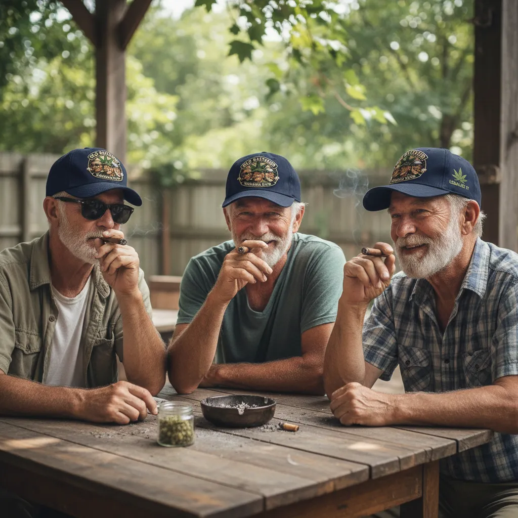 🏆Flash Sale 60% OFF - 🌿Old Bastards Cannabis Club Cap Set😎