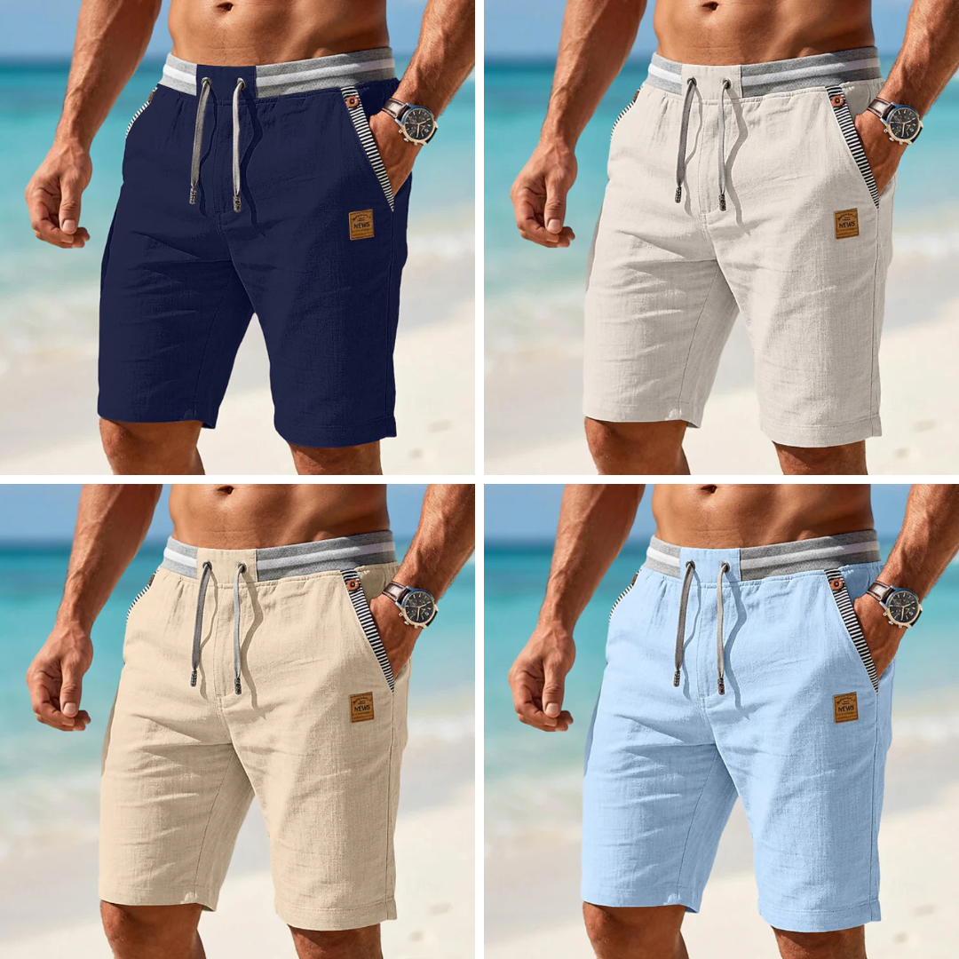 Men's Lightweight Linen Summer Shorts