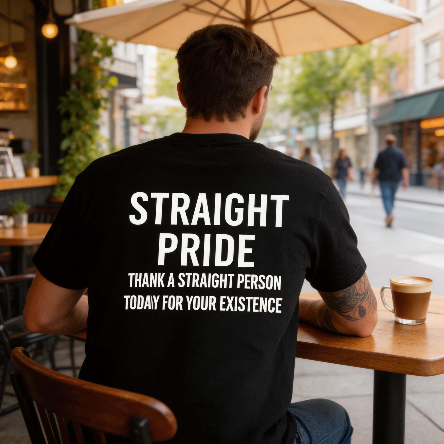 👕😄 Straight Pride Graphic Tee – Funny Unisex Cotton T-Shirt