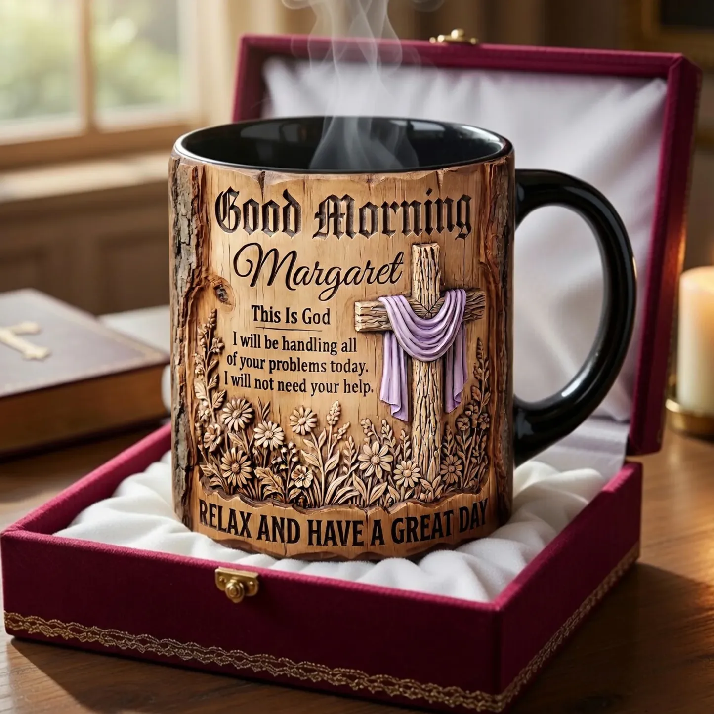 God Morning Religious Coffee Mug - Personalized Gifts For Christian Coffee Mug