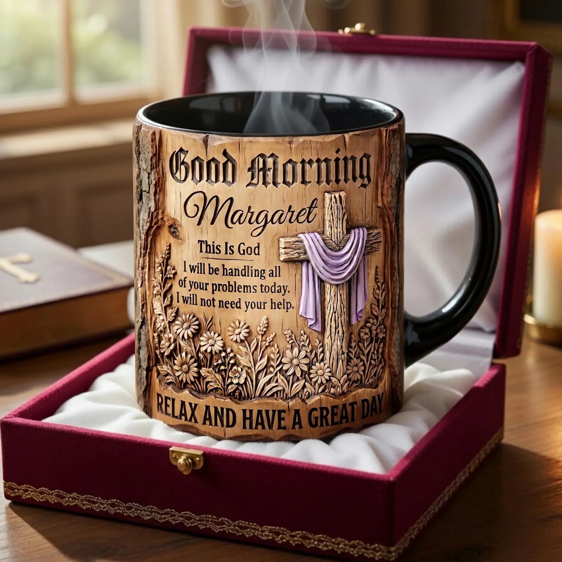 God Morning Religious Coffee Mug - Personalized Gifts For Christian Coffee Mug