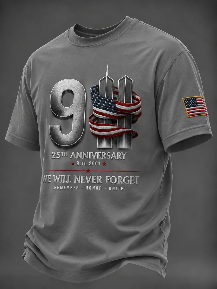 Men's America Printed T-shirt