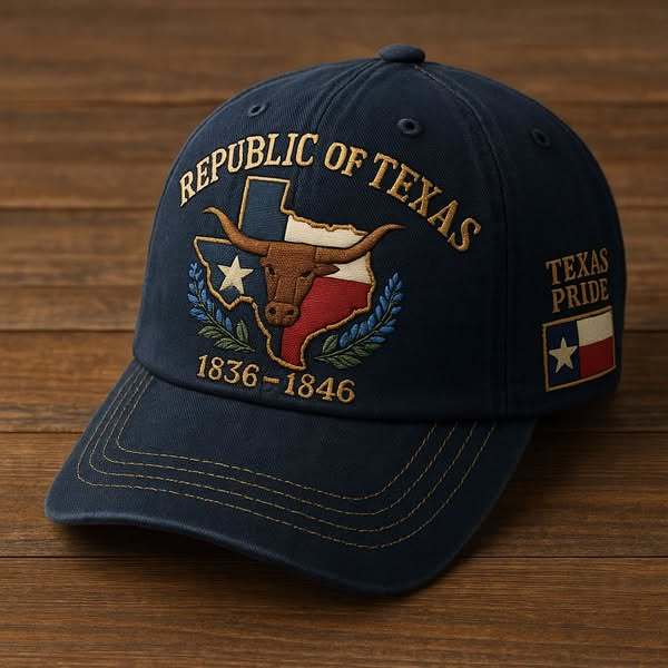 🔥LAST DAY 49% OFF -🤩Lone Star Legacy Texas Republic Cap
