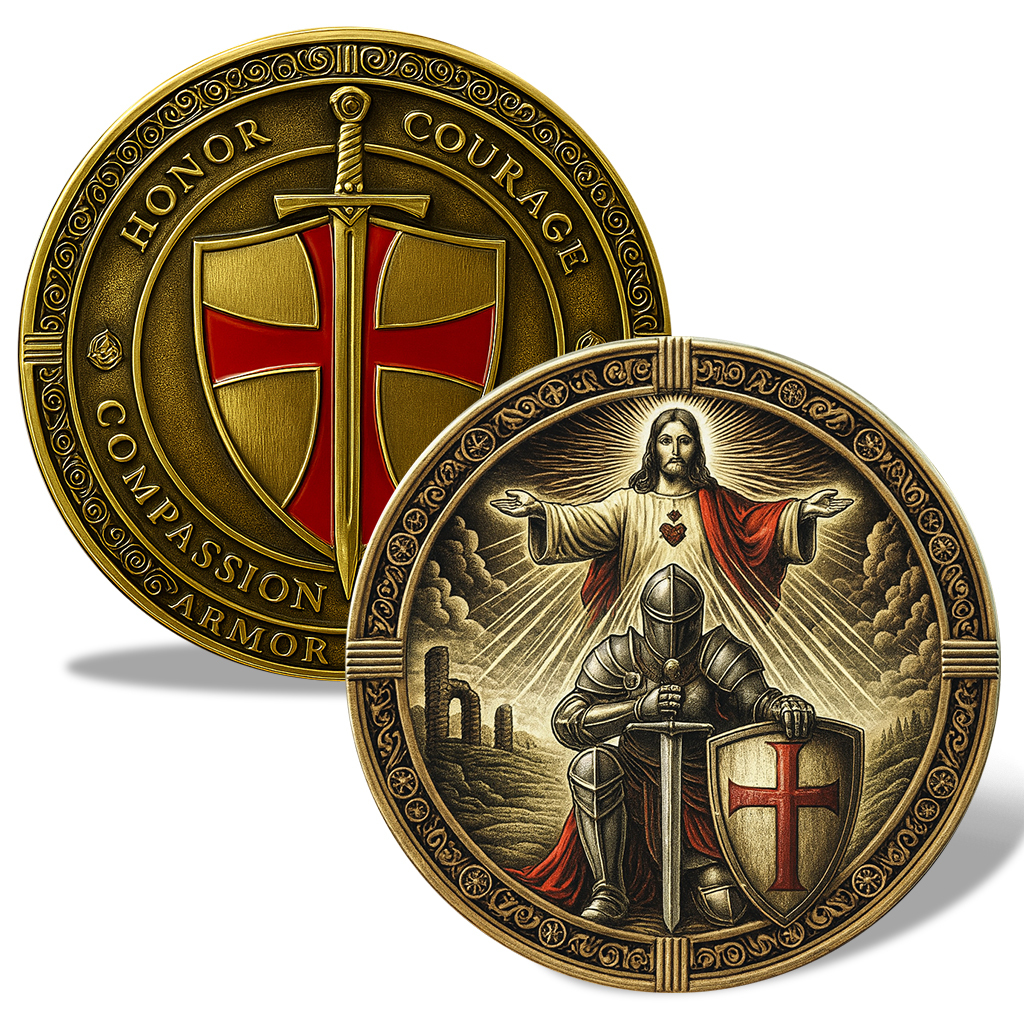 🛡️ Knight Templar Prayer Coin