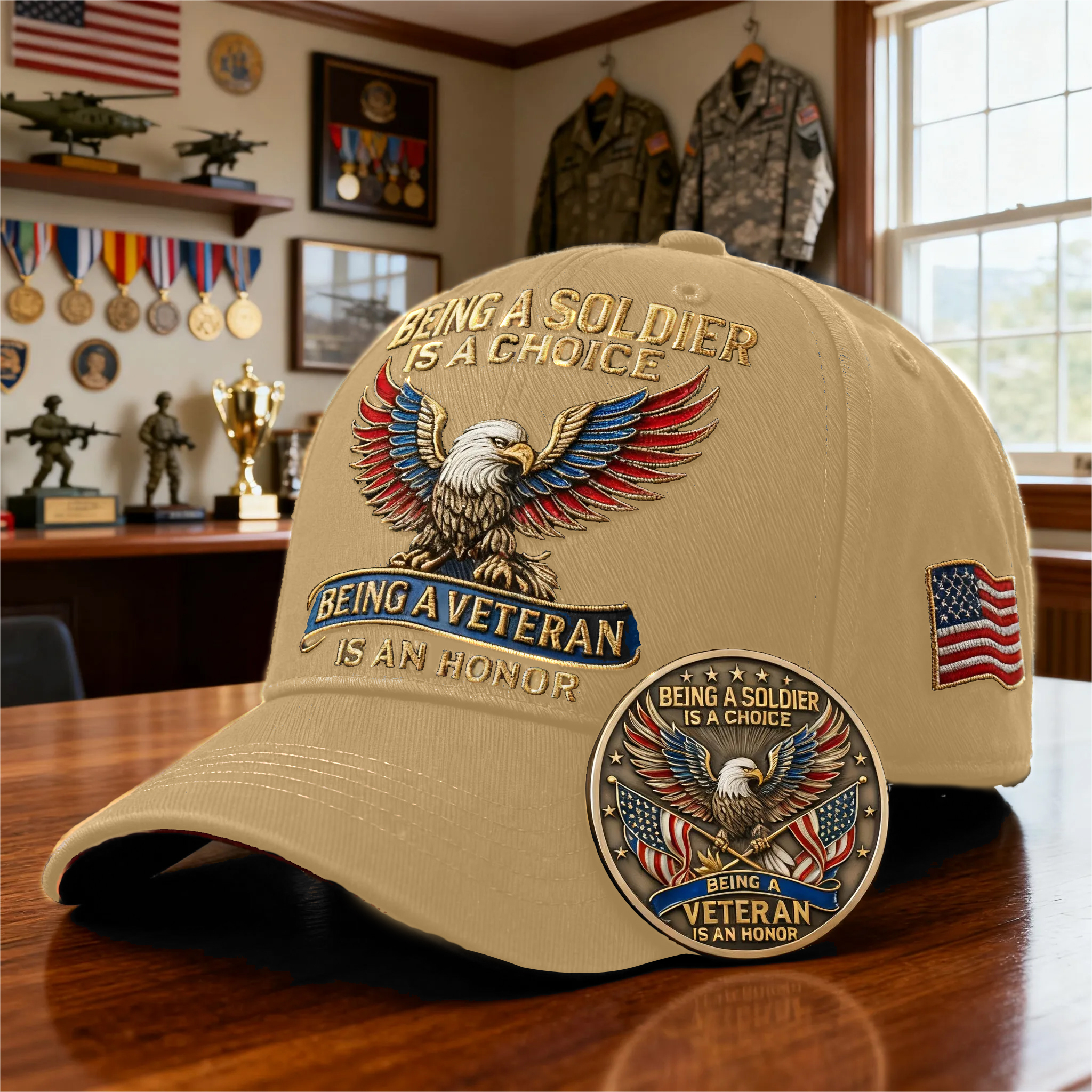 🏆Flash Sale 60% OFF - 🦅 “Being a Soldier, Being a Veteran” Commemora