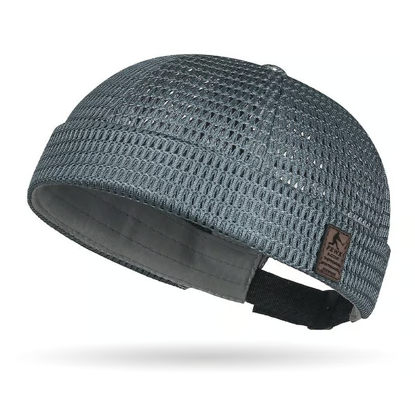 🏆Limited Time Sale 49% OFF🧢Men's Breathable Brimless Docker Hat – Lightweight Mesh Skull Cap for Summer Outdoor Wear 