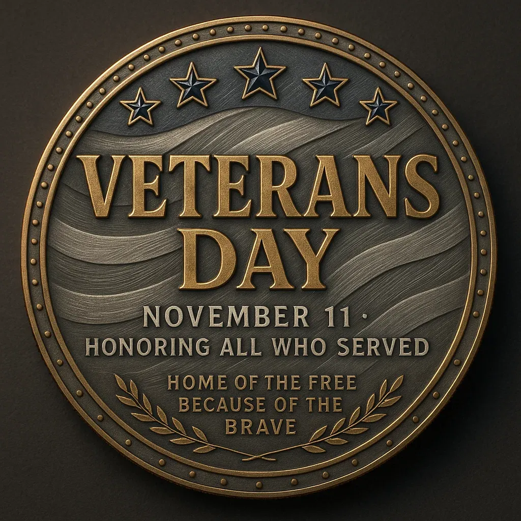 “Proud U.S. Veteran – Veterans Day” Commemorative Coin