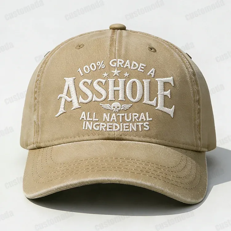 100% Grade A Asshole Embroidery Cap