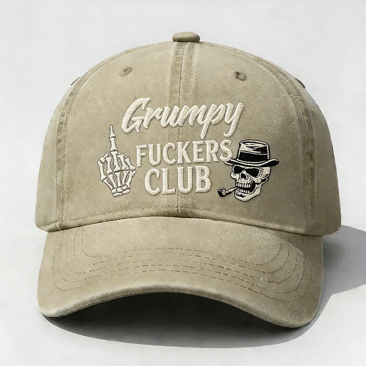 Grumpy F*ckers Club Embroidery Cap
