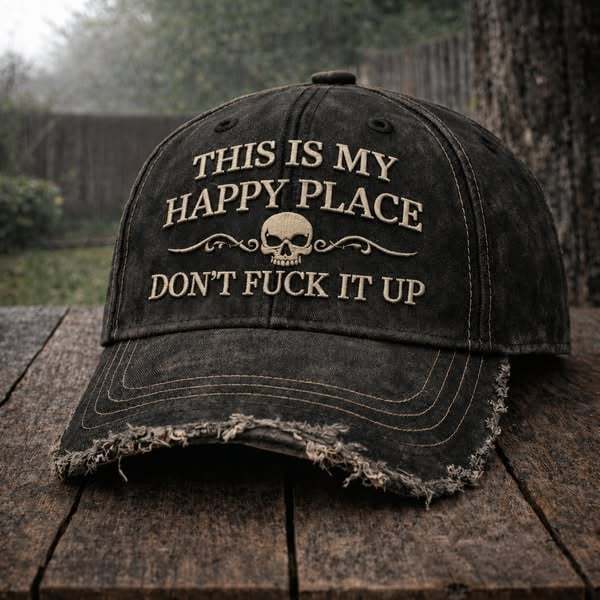 🔥Last Day 50% OFF 💀🔧This Is My Happy Place Vintage Cap