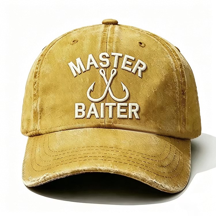 Master Baiter Embroidery Cap