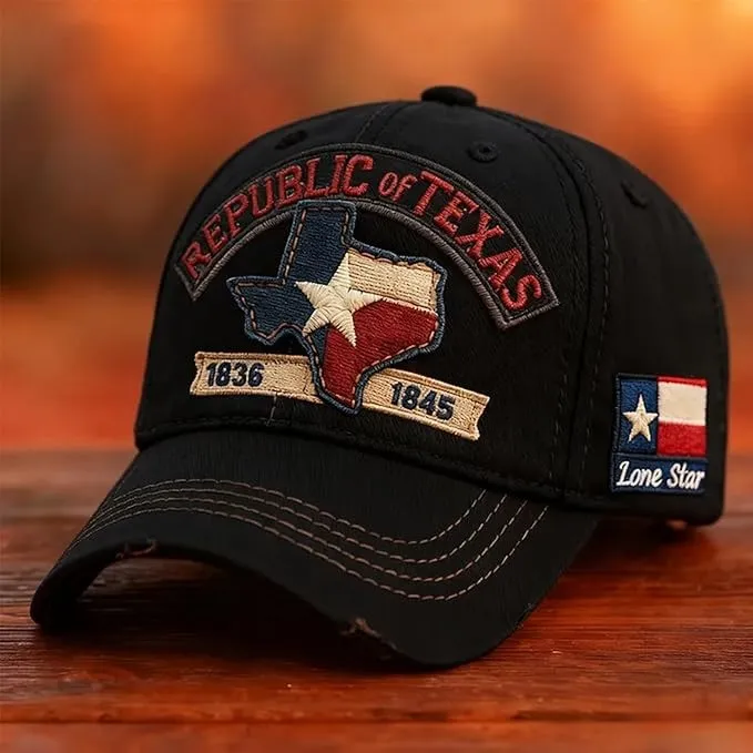 🔥LAST DAY 49% OFF -🤩Lone Star Legacy Texas Republic Cap