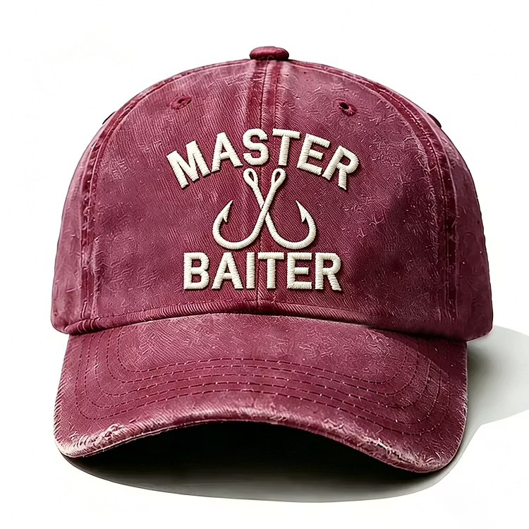 Master Baiter Embroidery Cap
