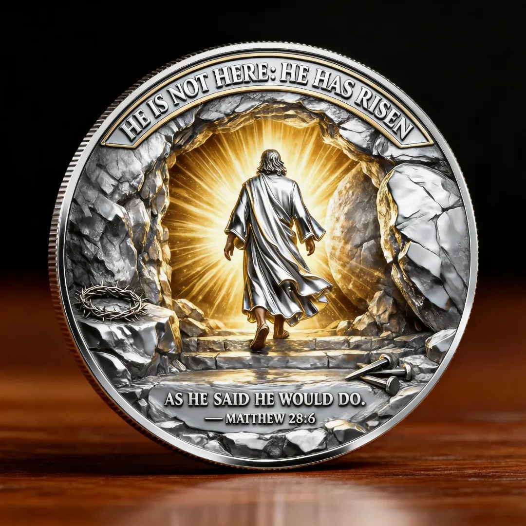 🏆NEW YEAR 60% OFF - ❤️“No Greater Love” Resurrection Commemorative Coin