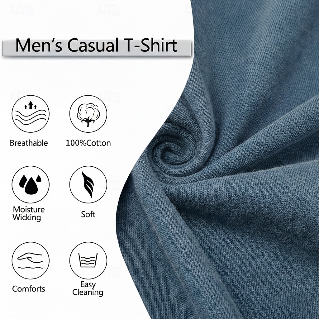 Men's Vintage Henley Shirt 100% Cotton Acid Wash Shirt T shirt Tee Long Sleeve Retro Vintage Casual Casual Spring Fall All Seasons Blue Black Pink Purple Brown Henley Henley T-Shirt 2026 - $32.19 –P2