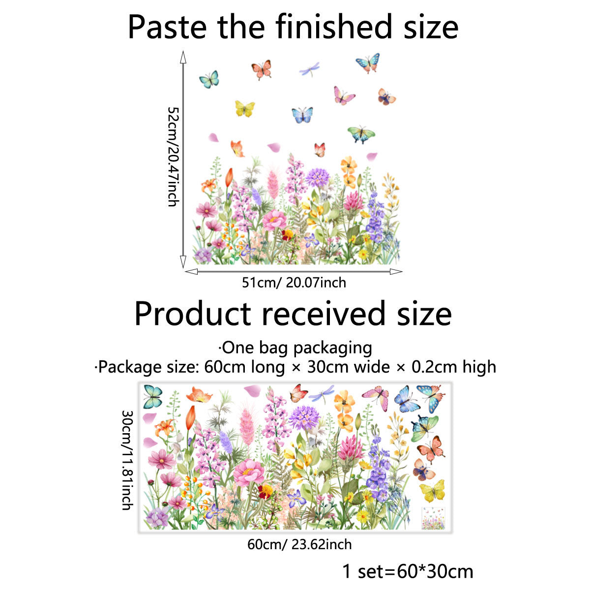 🔥Last Day Sale 🎁50K+ SOLD! ✨💐Colorful Floral Bouquet Window Sticker🖼️