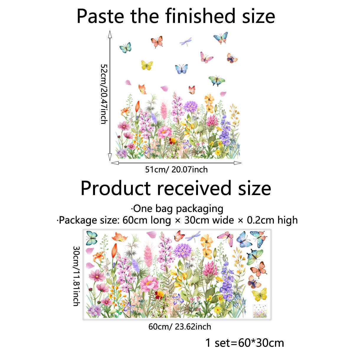 🔥Last Day Sale 🎁50K+ SOLD! ✨💐Colorful Floral Bouquet Window Sticker🖼️