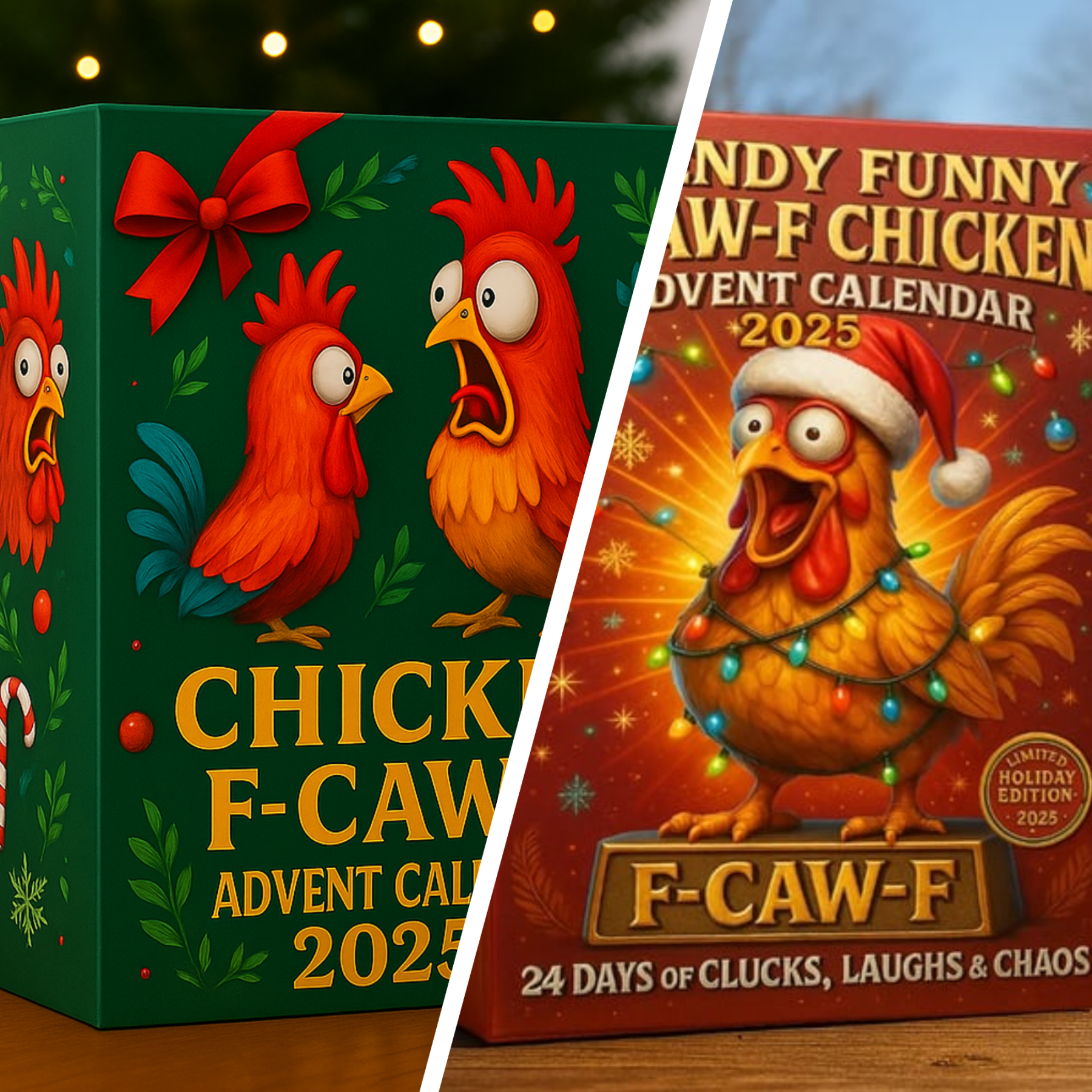 2025 Chicken F-Caw-F Advent Calendar Collection