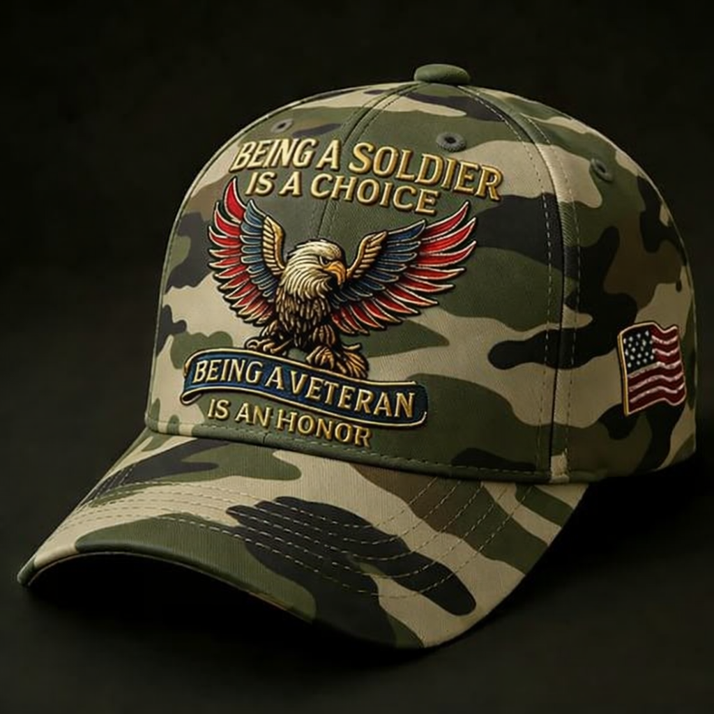 🦅 “Being a Soldier, Being a Veteran” Commemorative Cap