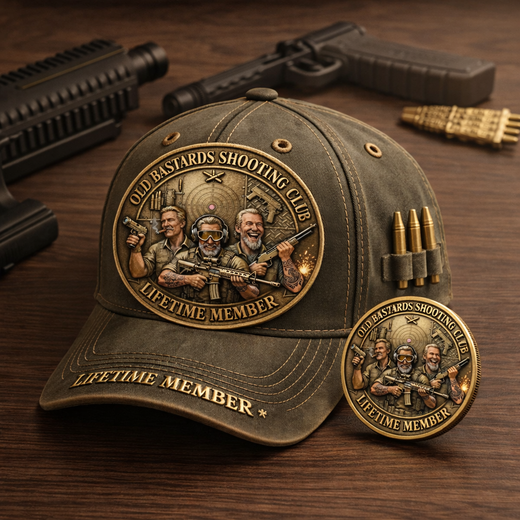 Old Bastards Shooting Club Cap Set– Lifetime Member Edition