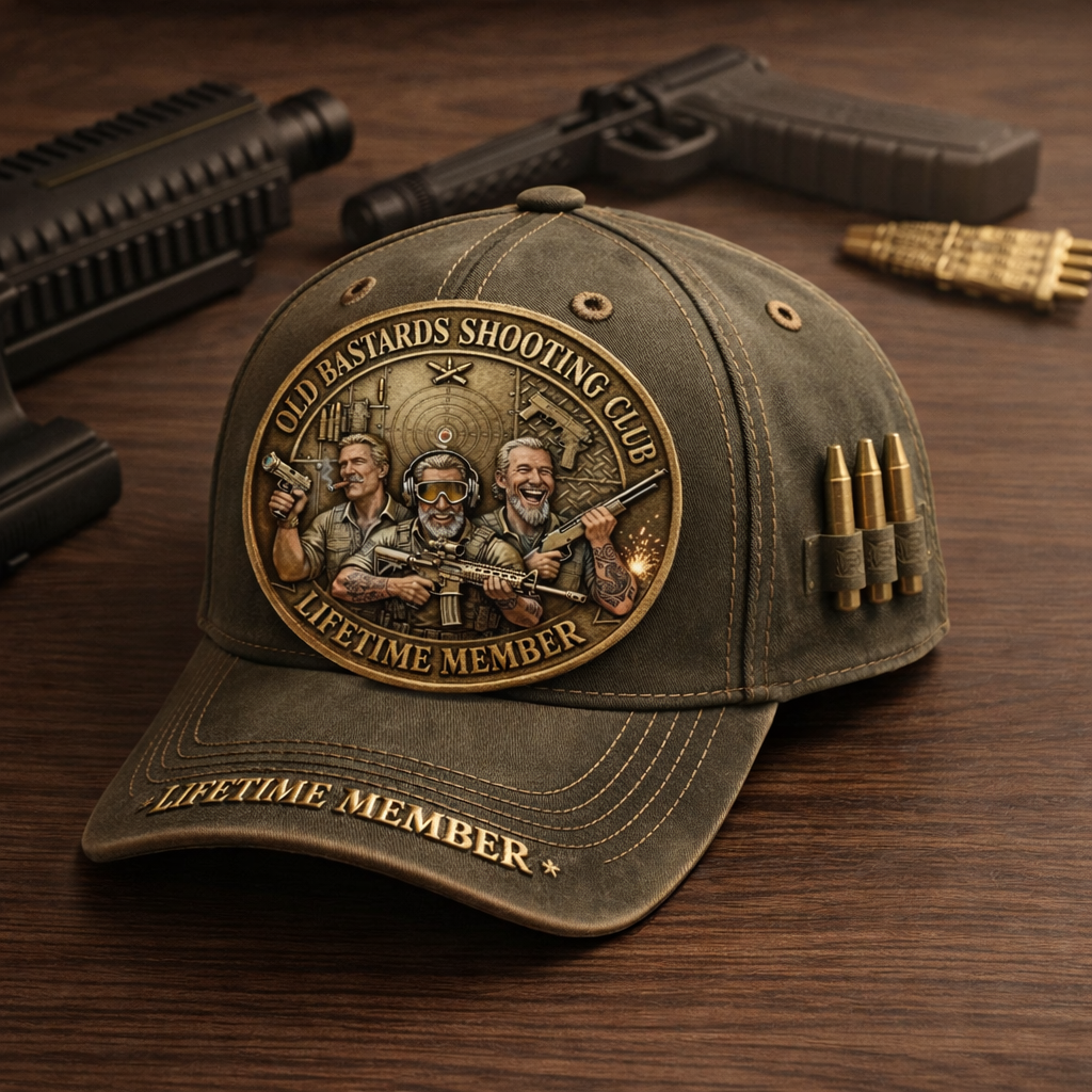 Old Bastards Shooting Club Cap Set– Lifetime Member Edition