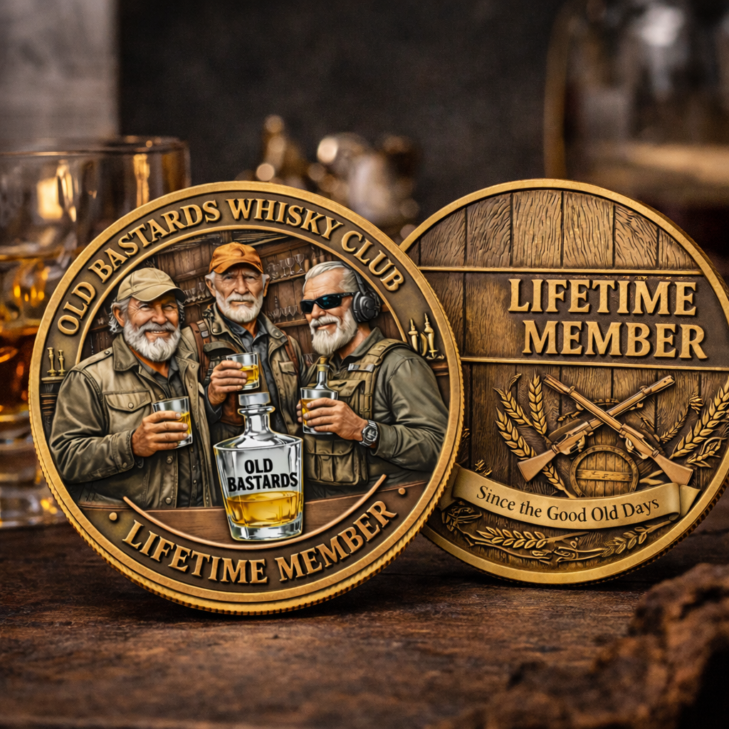 Old Bastards Whisky Club – Lifetime Member Commemorative Coin