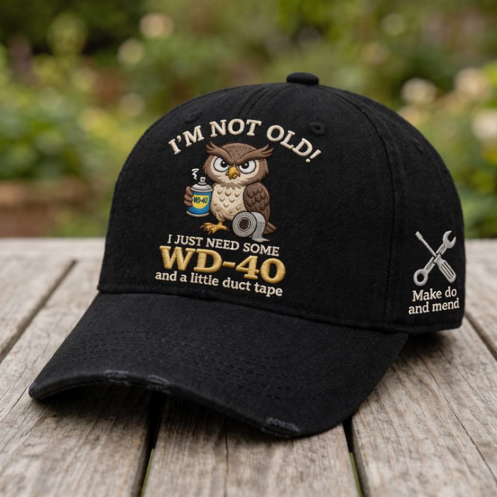“Not Old Yet” Funny Owl Hat