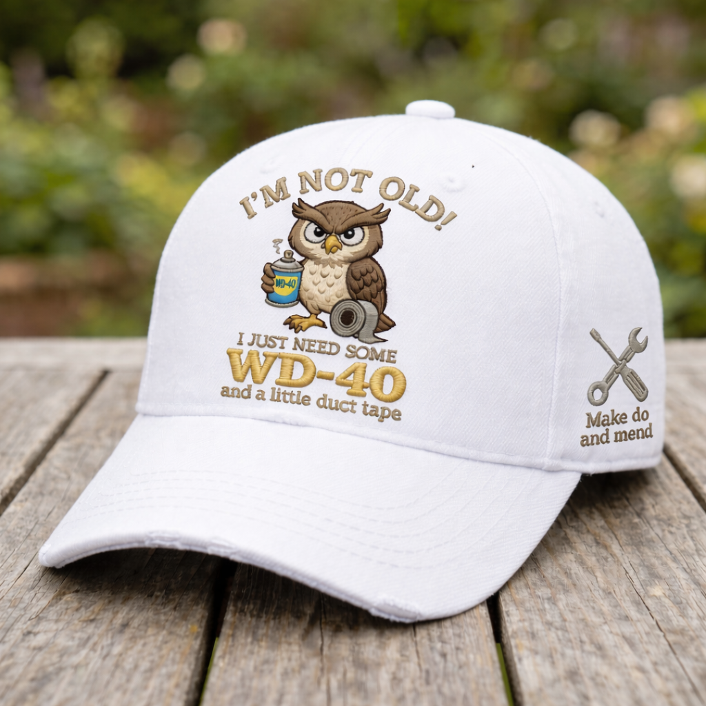“Not Old Yet” Funny Owl Hat