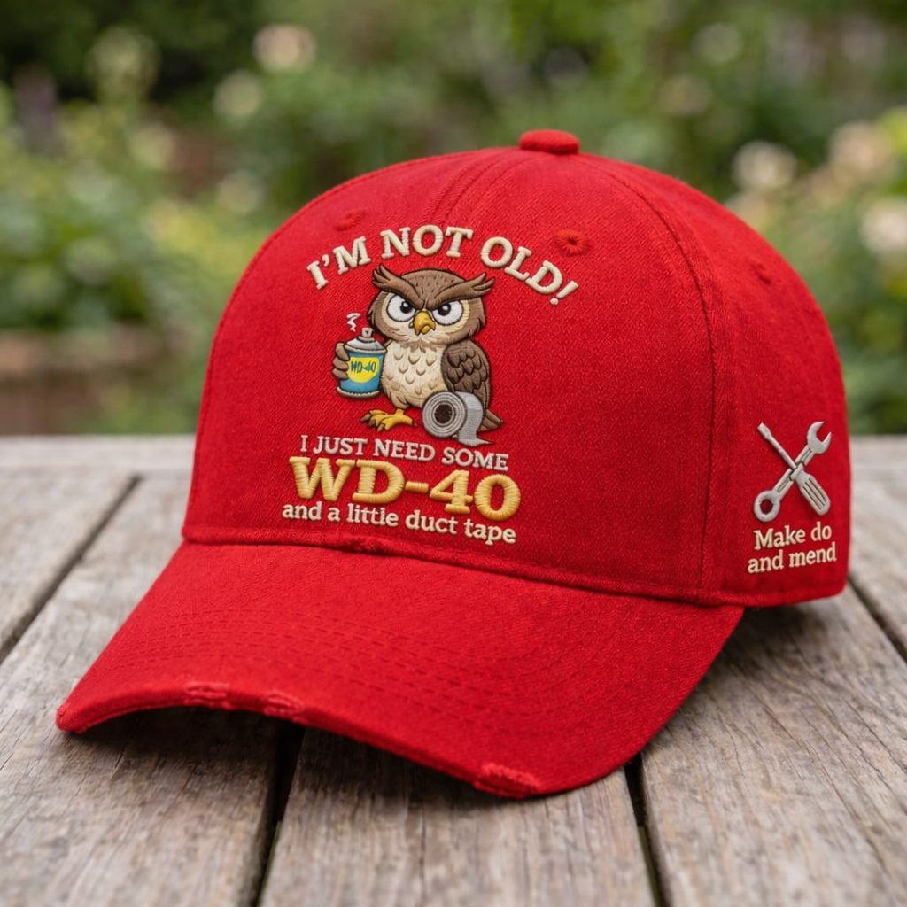 “Not Old Yet” Funny Owl Hat