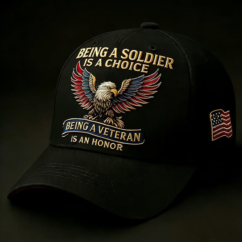 🦅 “Being a Soldier, Being a Veteran” Commemorative Cap