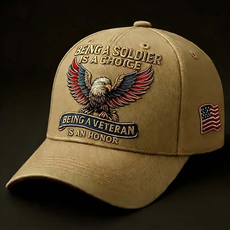🦅 “Being a Soldier, Being a Veteran” Commemorative Cap