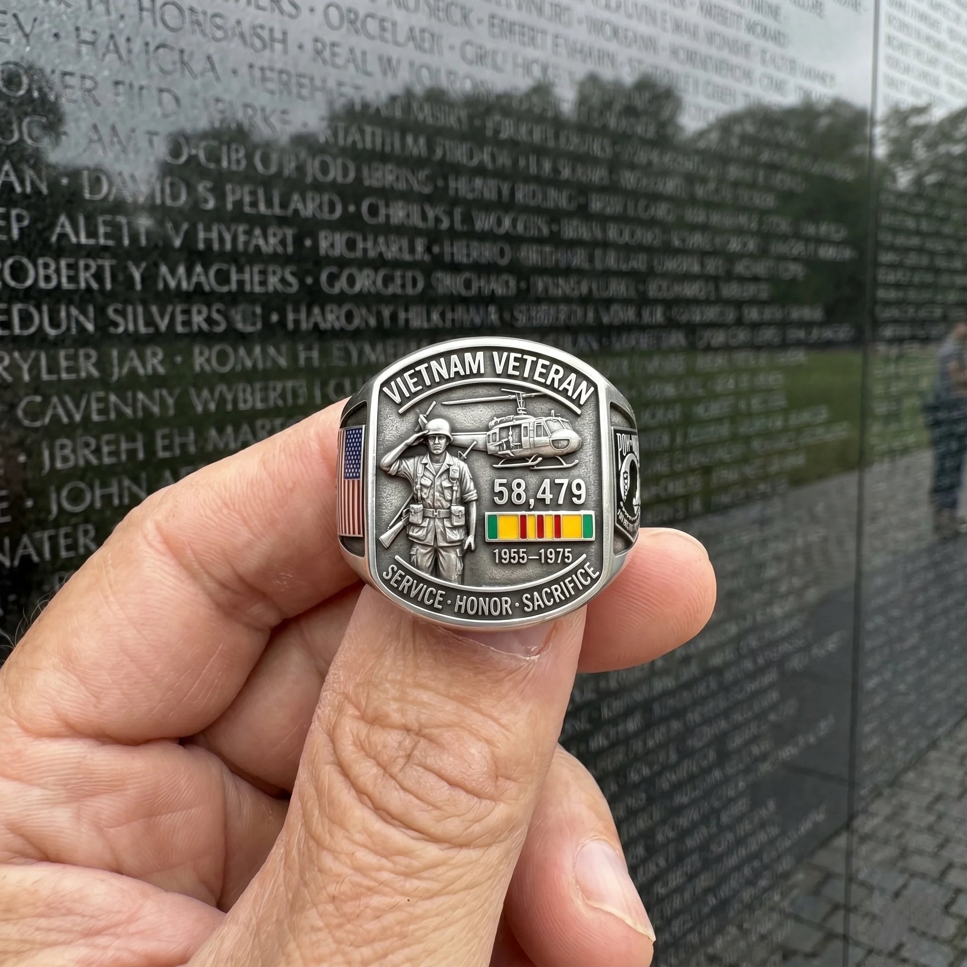 Vietnam Veteran Tribute Commemorative Ring