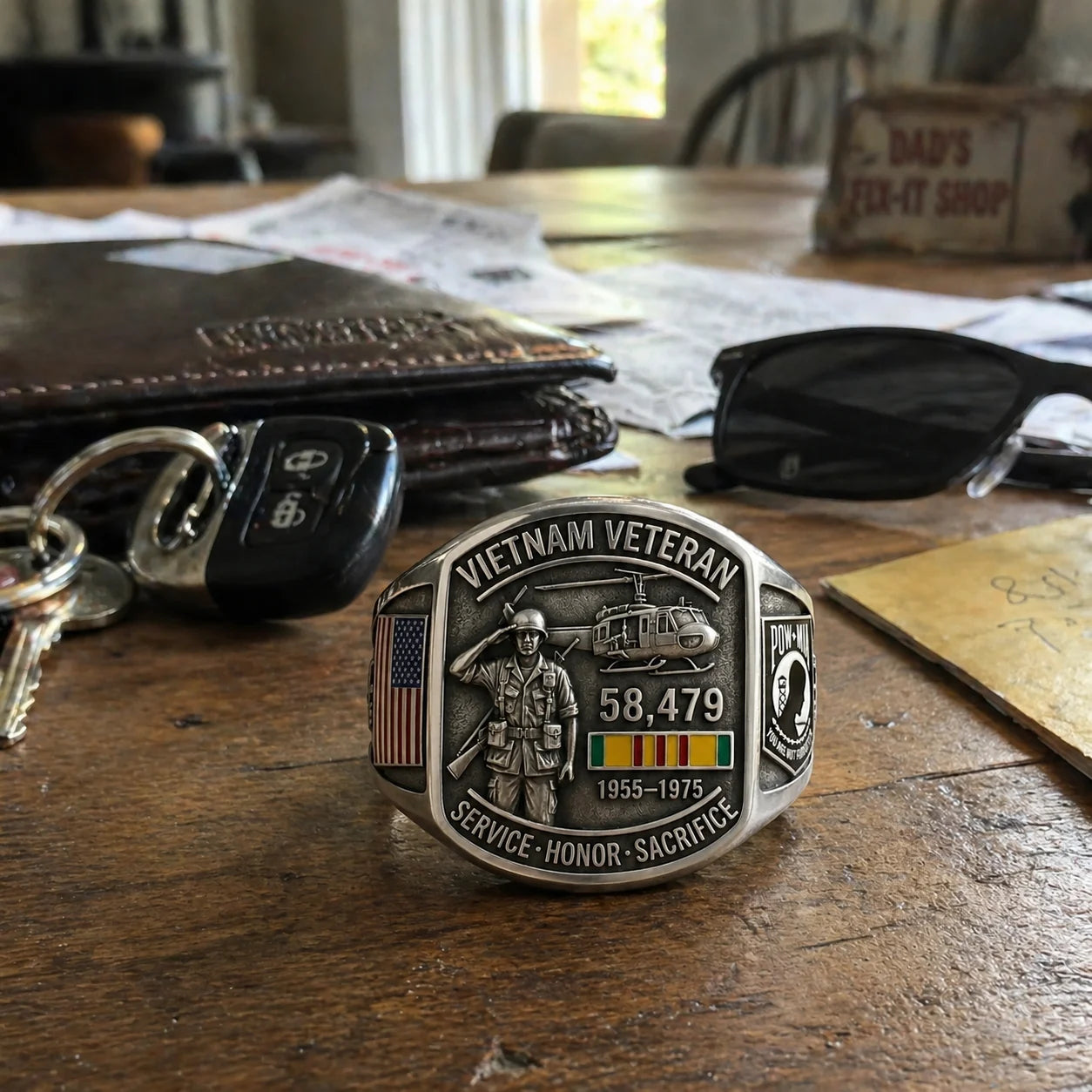 Vietnam Veteran Tribute Commemorative Ring