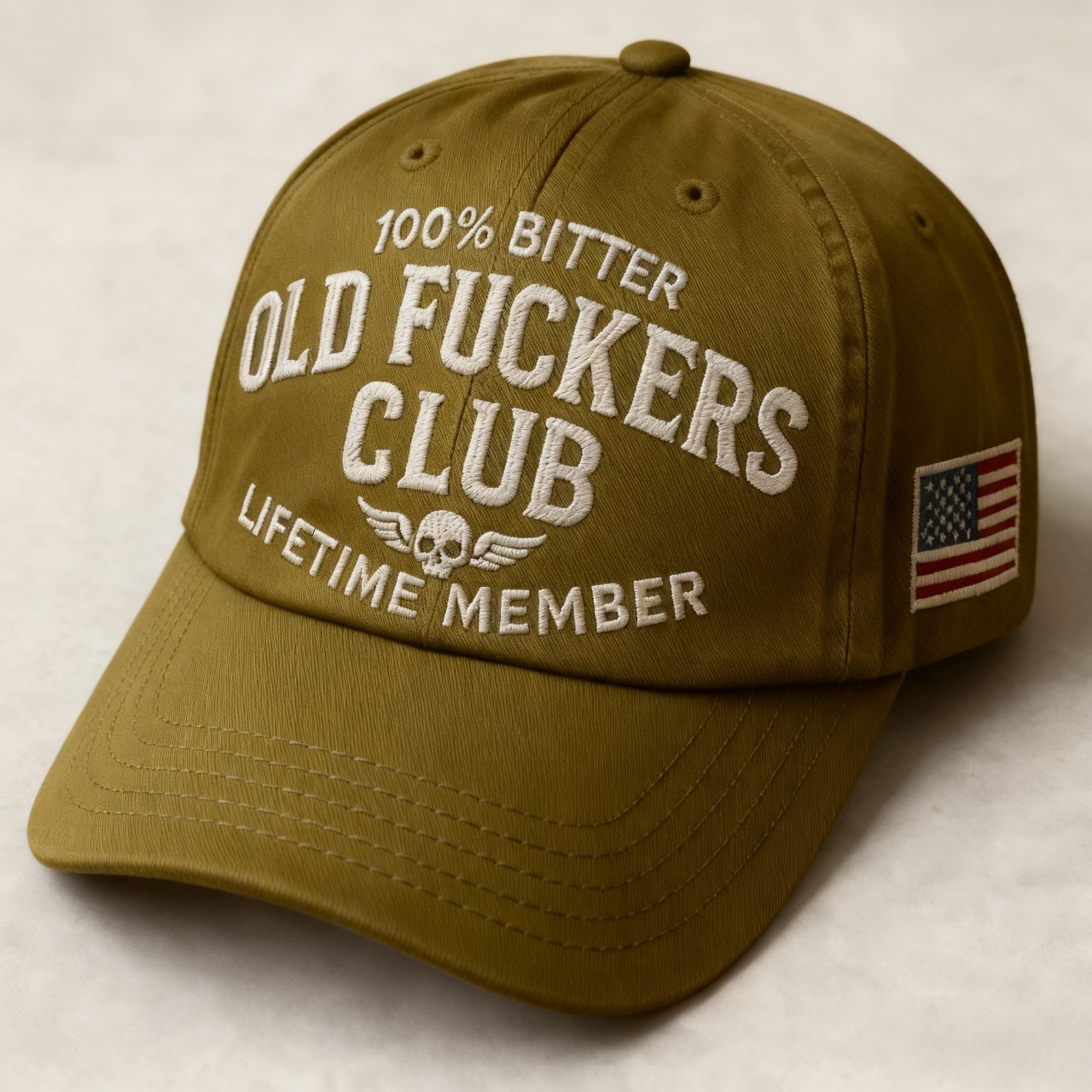 “Old Fuckers Club-Vintage Baseball Cap
