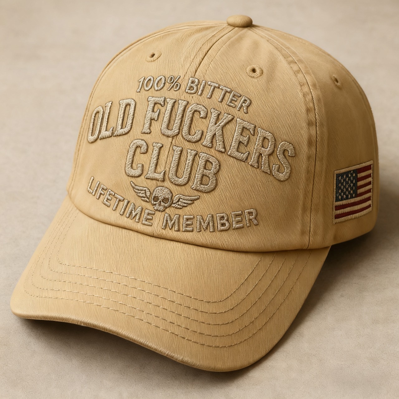 “Old Fuckers Club-Vintage Baseball Cap