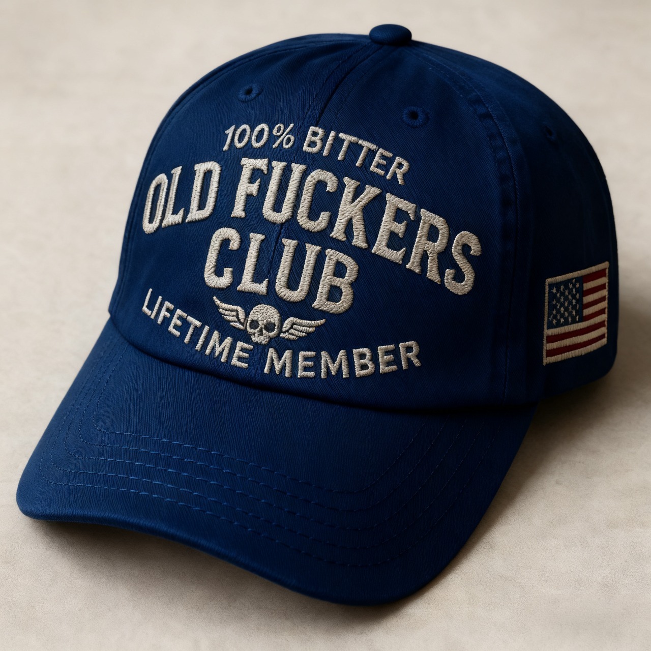 “Old Fuckers Club-Vintage Baseball Cap