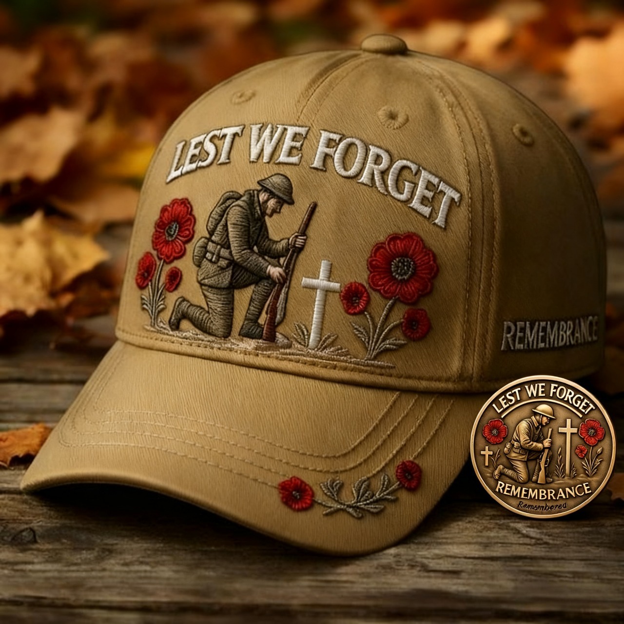 🌹Heroes Never Forgotten Remembrance Cap✝️ Keep Their Memory Alive