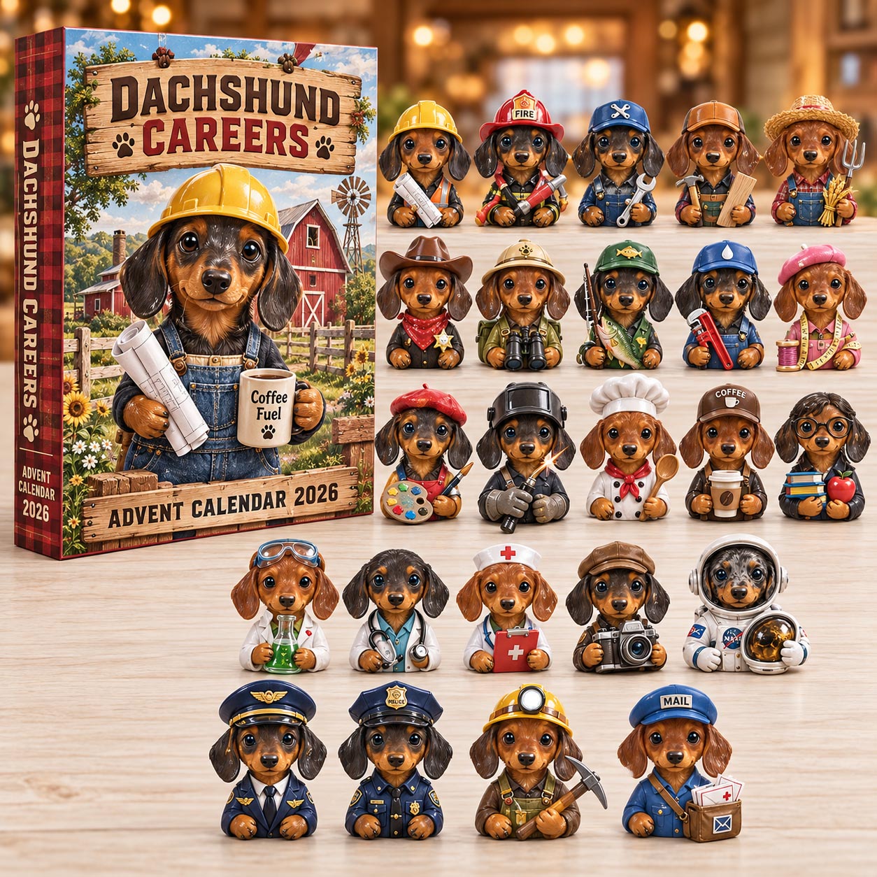 Dachshund Careers Advent Calendar 2026 